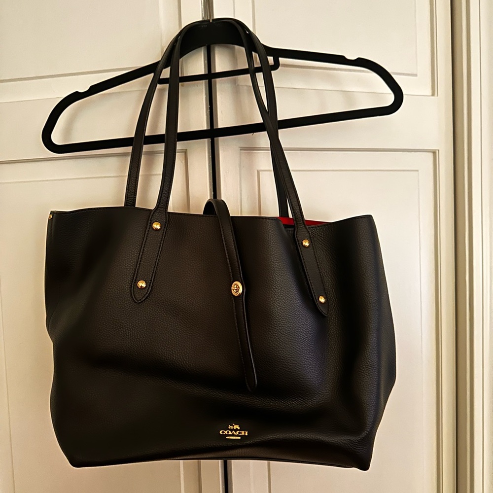 Coach Tote, Black, Style 58849